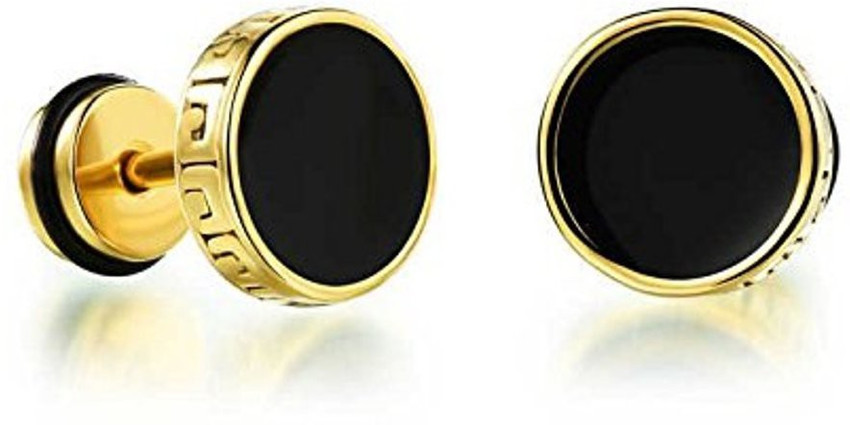 Flipkart Buy MadSwag Black Stud Earrings for Boys and Men