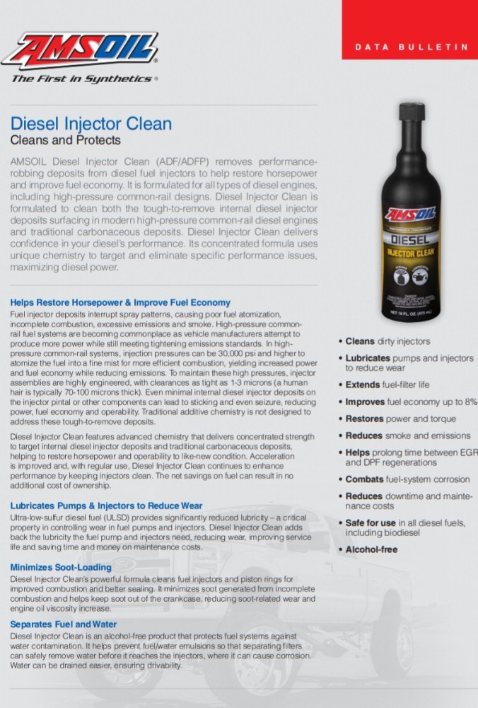AMS-Oil Diesel Injector Clean (237 ml)