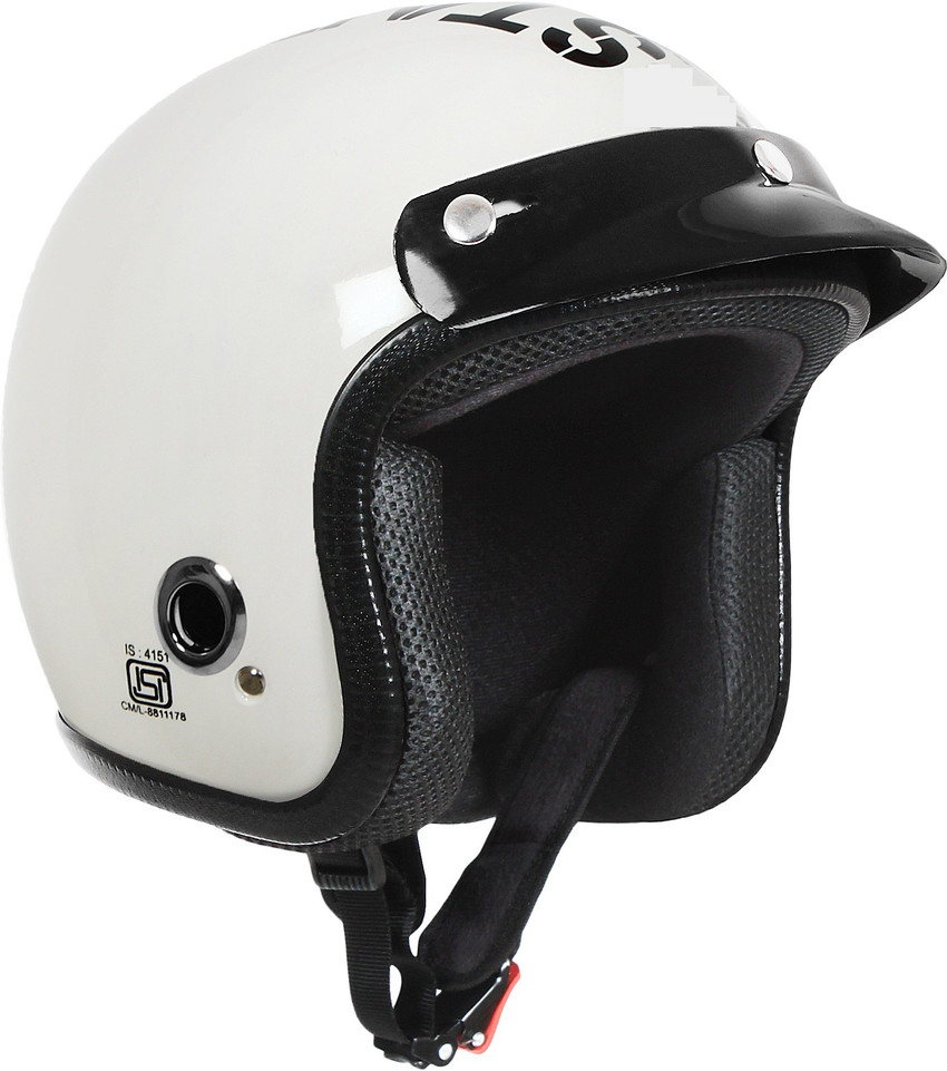 Helmet with lock hole sales