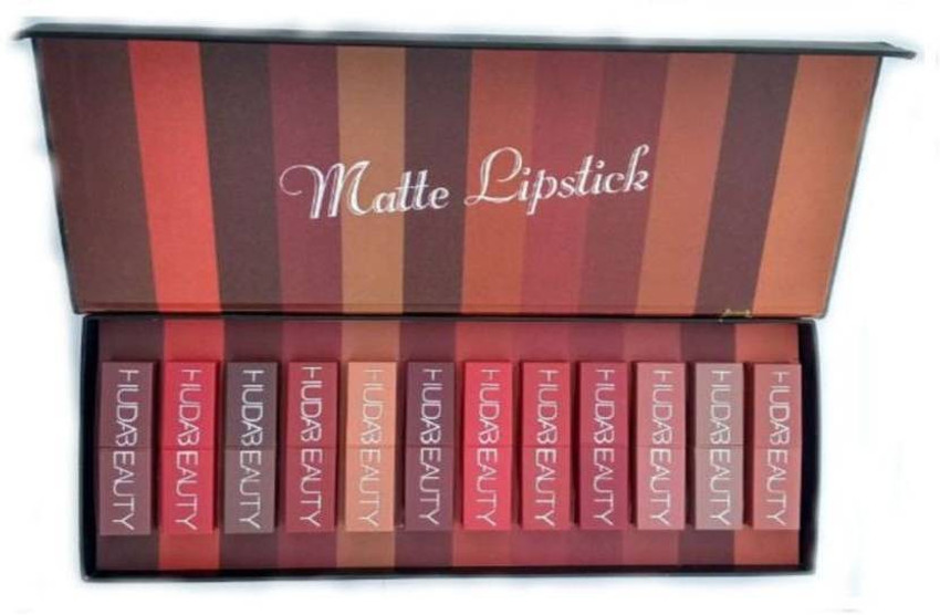 Huda beauty matte lipstick set of 12 discount