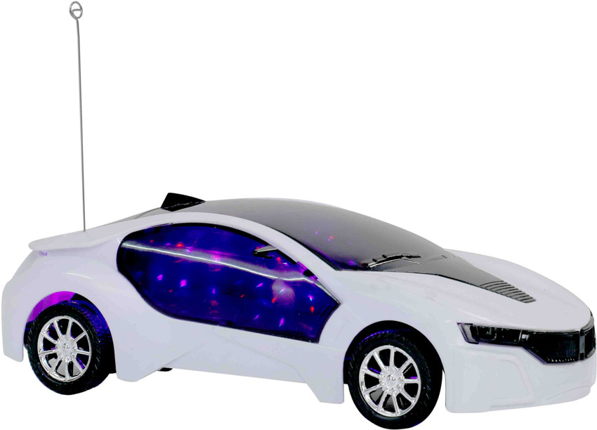 house of fun Remote Control Car White Color with Light and Stop