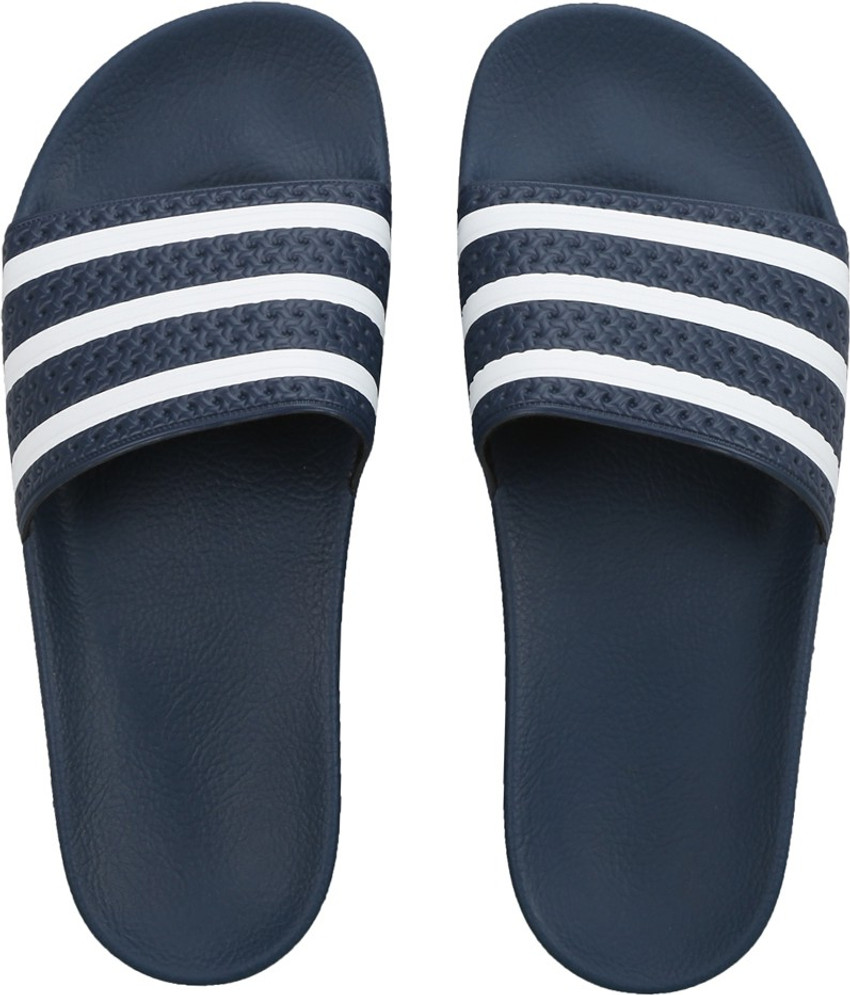 Adidas white flip flops mens sales
