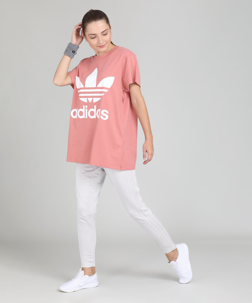 ADIDAS ORIGINALS Printed Women Round Neck Pink T Shirt Buy pink ADIDAS ORIGINALS Printed Women Round Neck Pink T Shirt Online at Best Prices in India Flipkart
