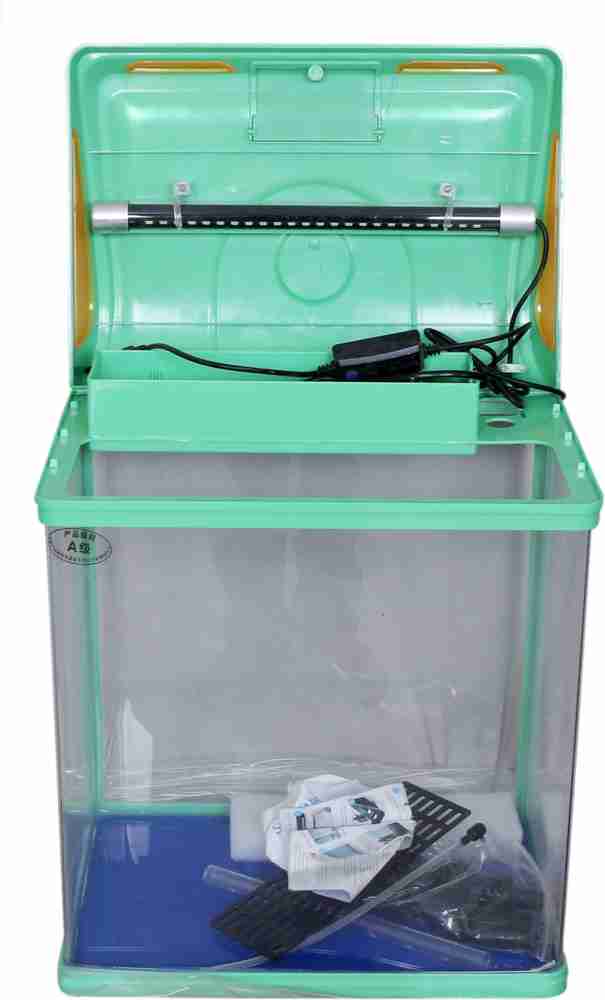 Aquapetzworld T 390F Aquarium Tank 35 L Green Rectangle Aquarium