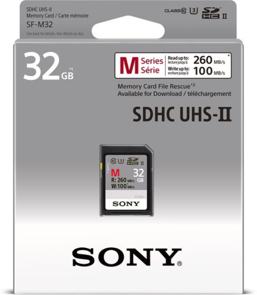Carte mémoire SDHC 32 GB, Classe 10