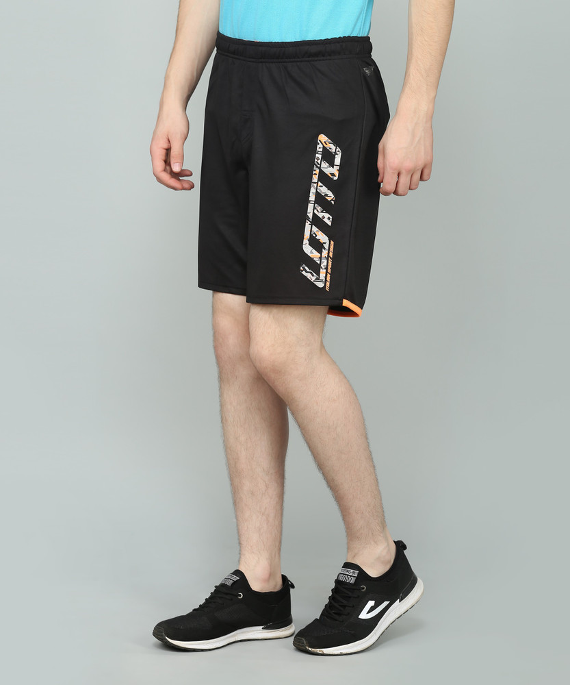 LOTTO Solid Men Black Sports Shorts Buy LOTTO Solid Men Black