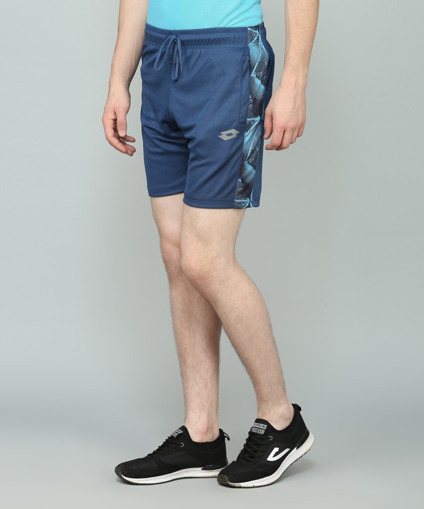 LOTTO Printed Men Blue Sports Shorts