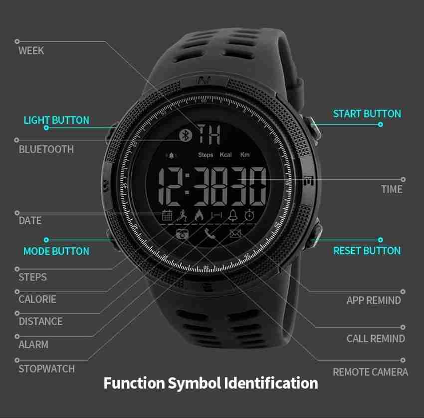 Skmei 1250 app ios on sale