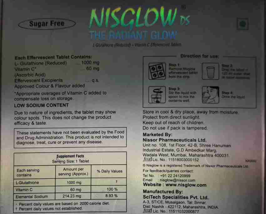 Nisglow vitamintblt Price in India Buy Nisglow vitamintblt