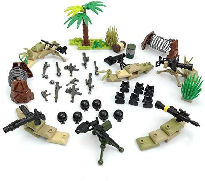 Genrc SPRITE WORLD Military Weapons Set and Accessories Building