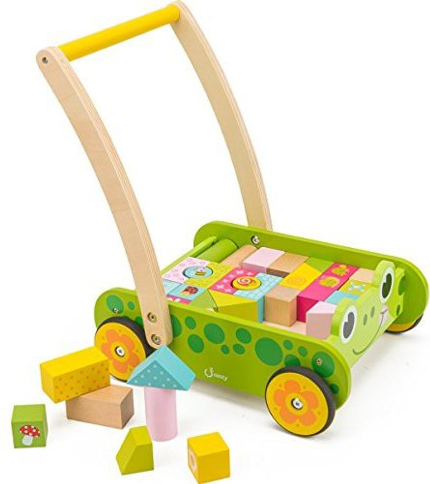 Cossy wooden hot sale baby learning walker