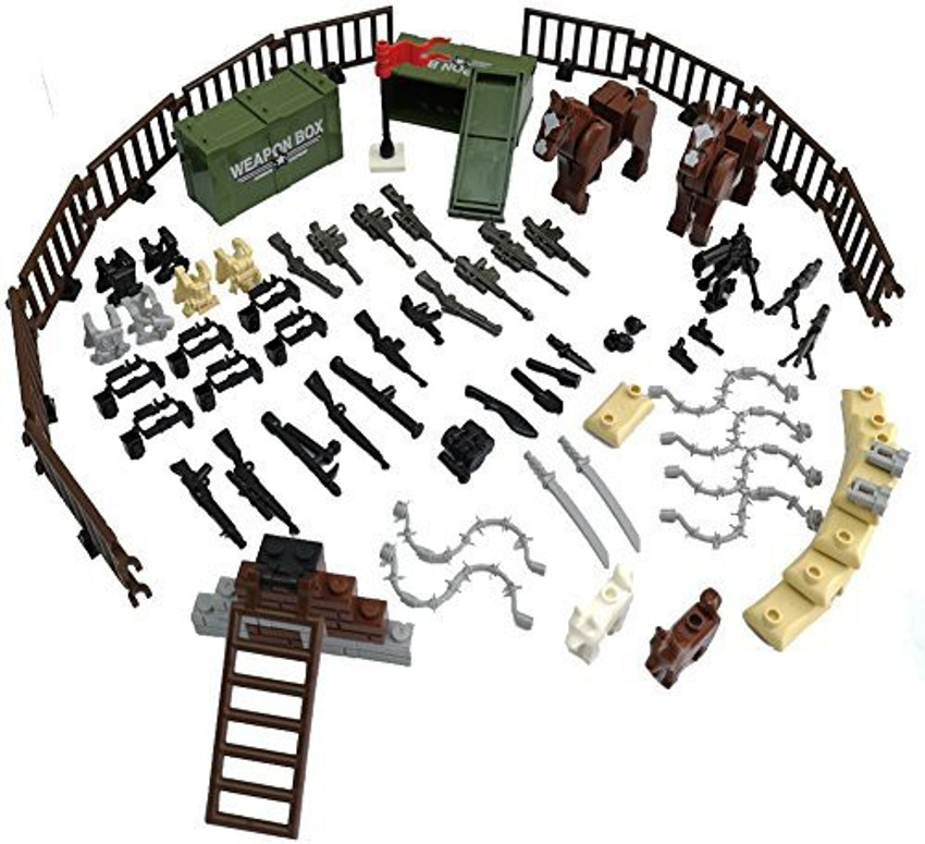 Lego army on sale weapons