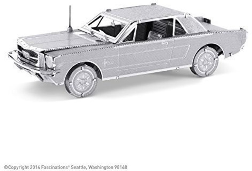 Genrc Metal Earth 3D Laser Cut Model 1965 Ford Mustang Model