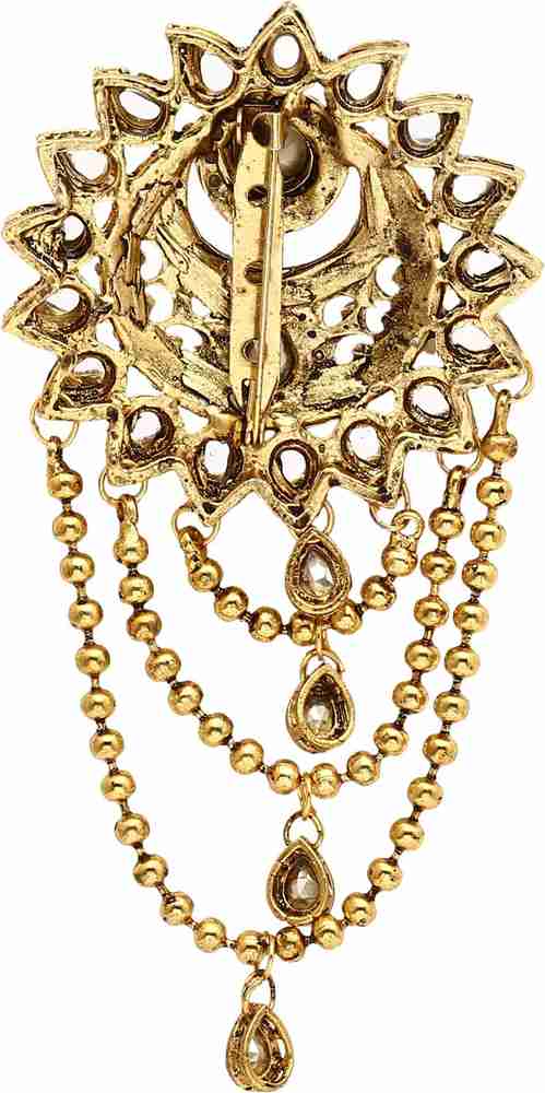 Brooch on outlet indo western