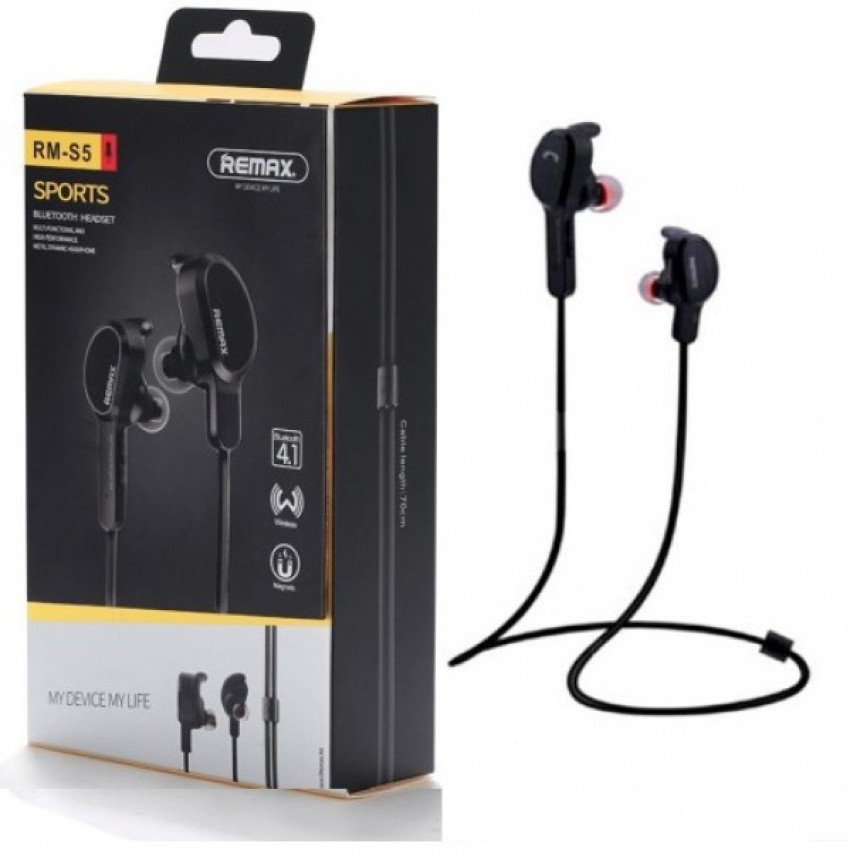 Remaxa RB S5 MAGNETIC BLUETOOTH EARPHONE BLACK Bluetooth Headset