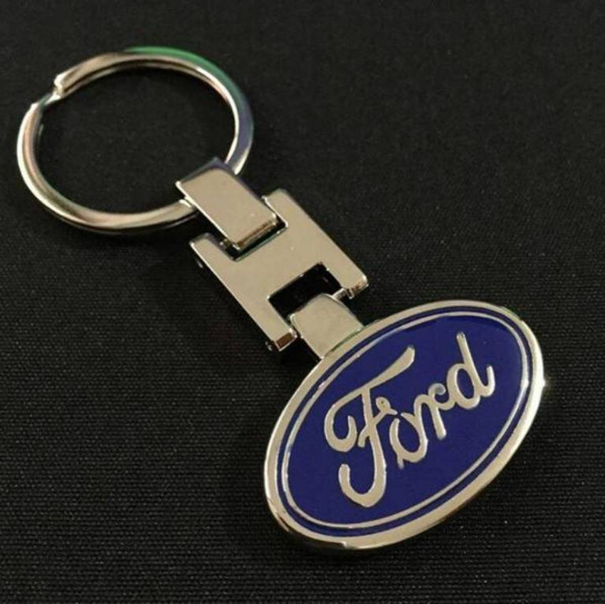 Jakha Zinc Alloy Car Logo Keychain for Ford Focus Keyring Chaveiro Llavero Key Ring Chain Key Holder Gift for Men Women Boys Girls Car Bike Bike Home Shop