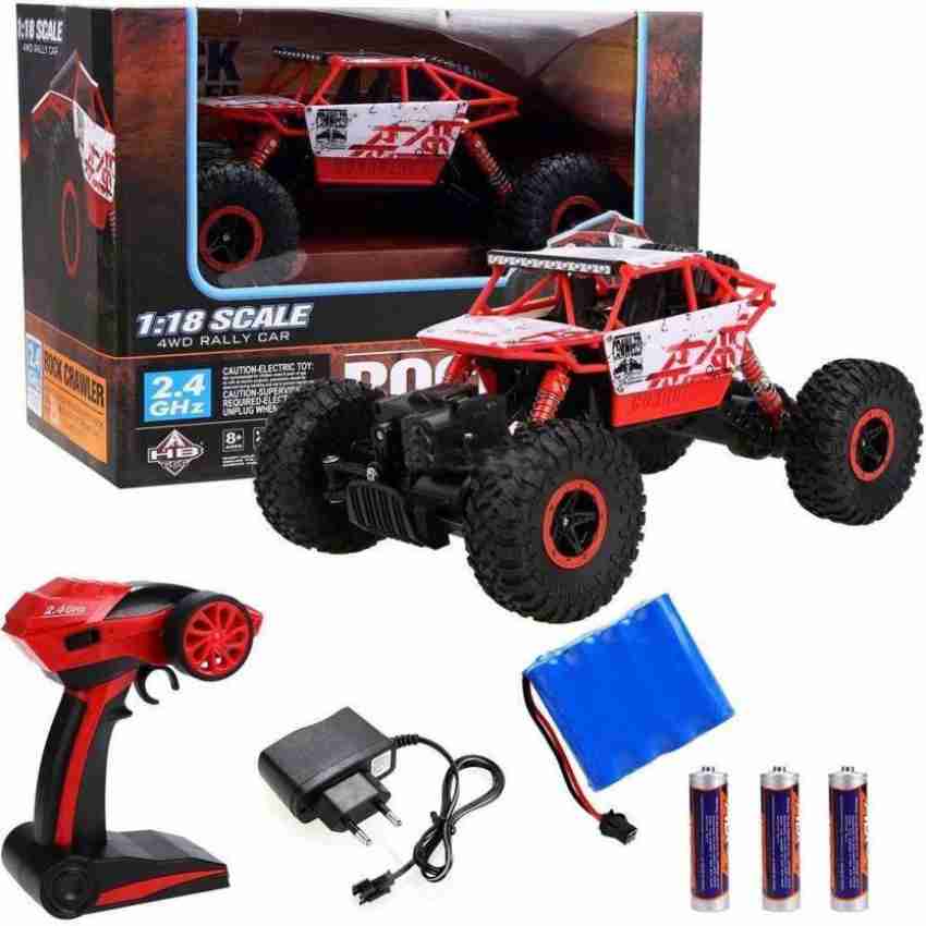 Jack Royal Remote Controlled Rock Crawler RC Monster Truck 4 Wheel Drive 1 18 Scale 2.4 Ghz Random Colour Remote Controlled Rock Crawler RC Monster Truck 4 Wheel Drive 1 18 Scale 2.4