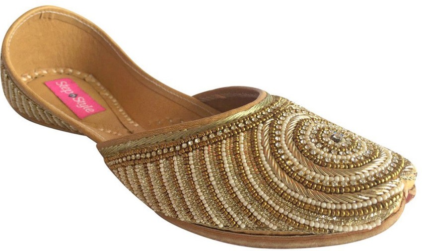 Step N Style Ladies Flat Jutti Ehhnic Handmade Shoe Indian Shoes