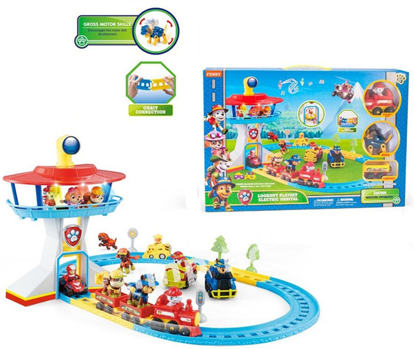 Paw patrol lookout shop tower track