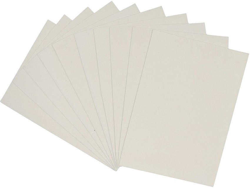 White Glitter 10 Pack 12 X 20 EVA Foam Sheets Arts and Crafts 2MM