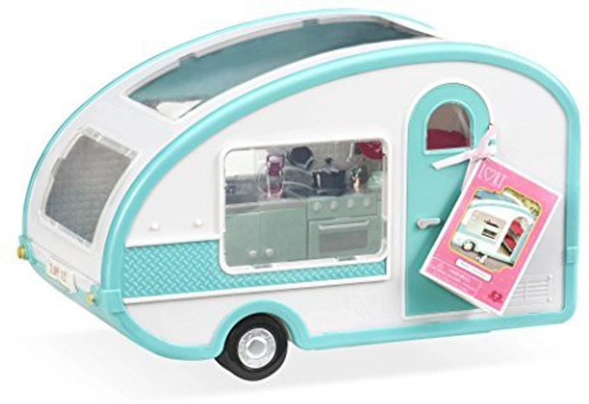 Genrc Lori Doll Roller Glamper Camper Set Lori Doll Roller