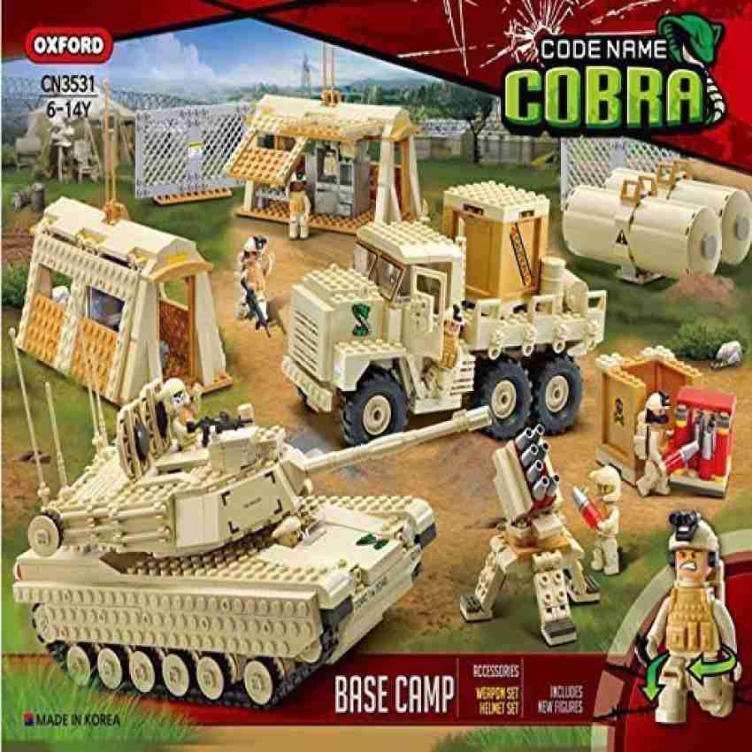Genrc Oxford Code Name Cobra Base Camp Military Lego Style Building  Construction Set CN3531 - Oxford Code Name Cobra Base Camp Military Lego  Style Building Construction Set CN3531 . shop for Genrc