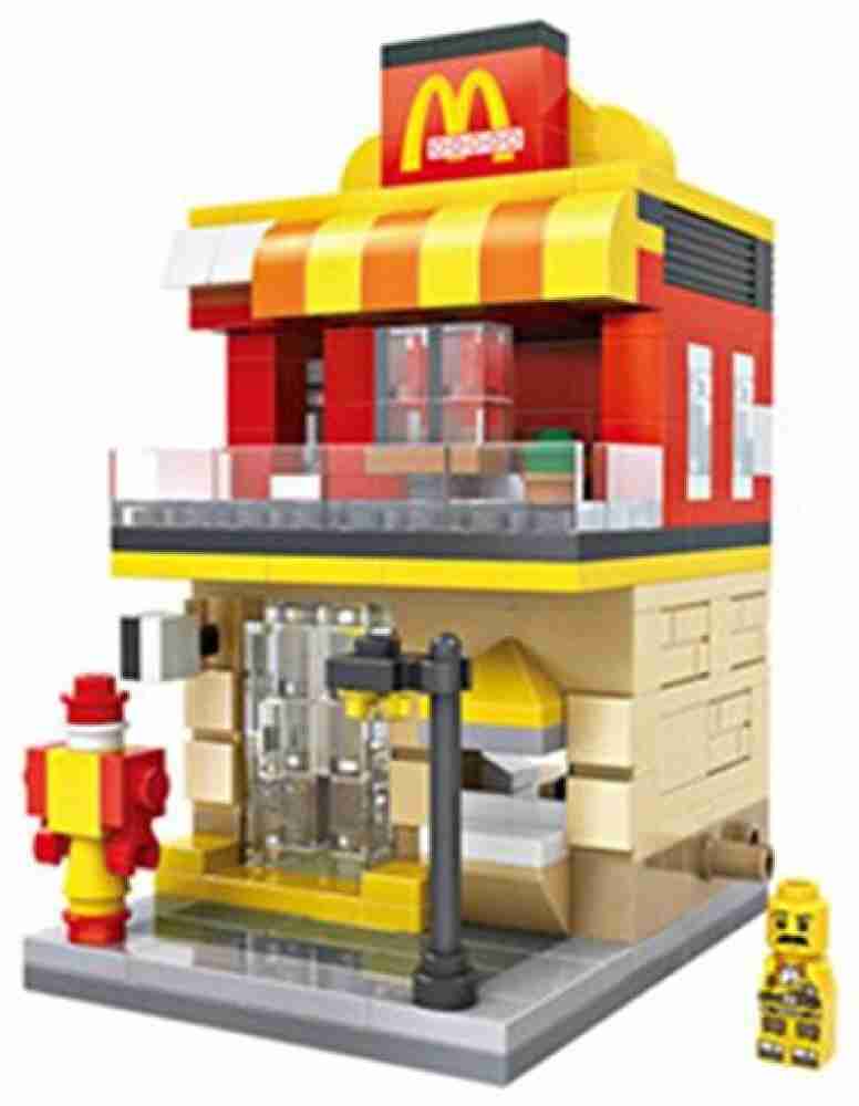 Mcdonalds happy meal toys cheap building blocks