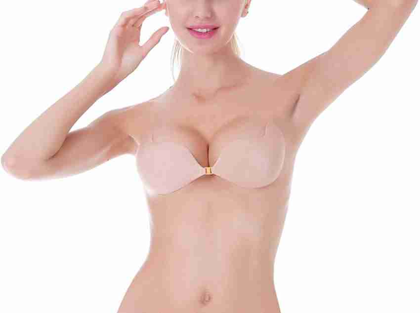 Buy online Black Lace Stickon Bra from lingerie for Women by Quttos for  ₹350 at 65% off