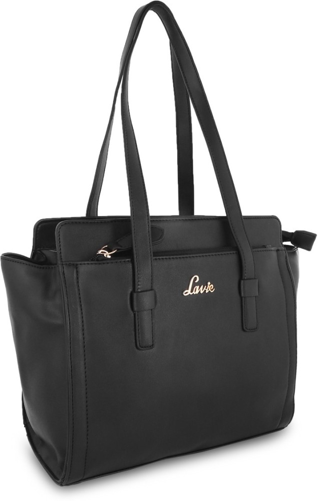 Buy LAVIE Women Black Satchel BLACK Online Best Price in India