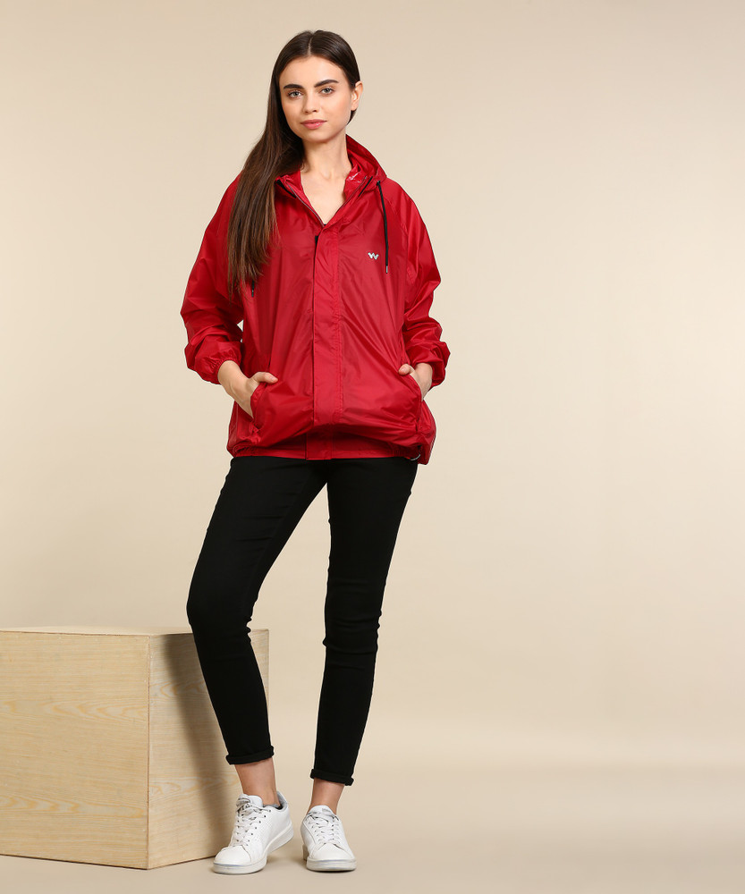 Wildcraft solid women's raincoat outlet
