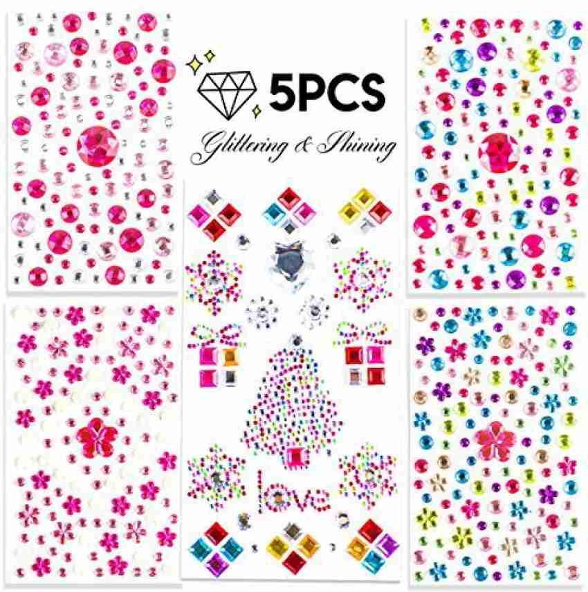 Self adhesive clearance rhinestone stickers