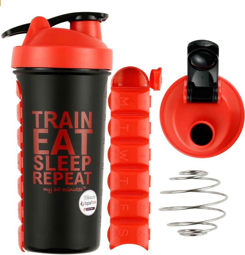 Eat Train Sleep Repeat Water Bottle