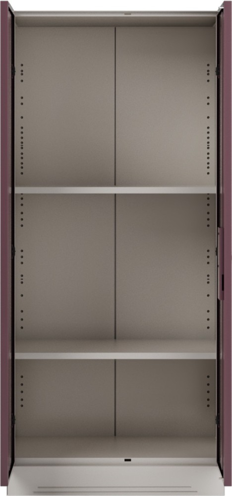 GODREJ INTERIO Slimline Fantasia Dark Wood 2 Door Steel