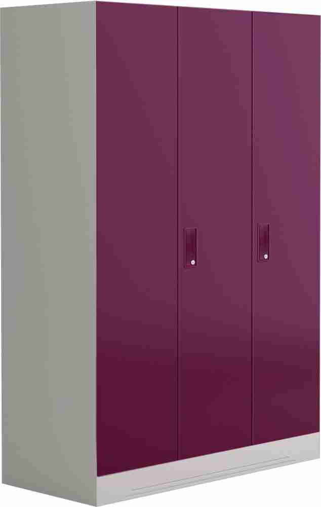 Godrej Interio Slimline 3 Door With Locker and Drawer Metal