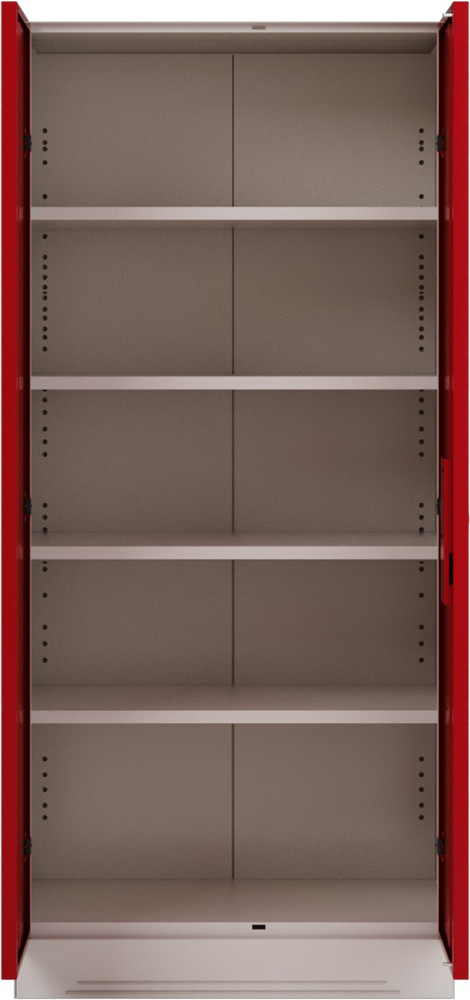 GODREJ INTERIO Slimline Fantasia 2 Door Steel Almirah in Red