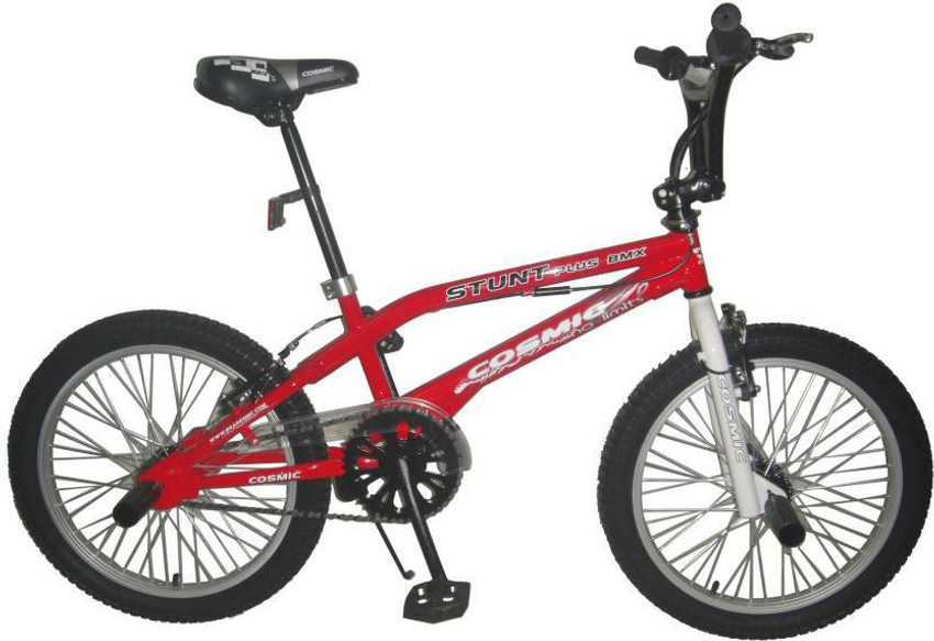 COSMIC STUNT PLUS 20 INCH BMX BICYCLE RED 20 T BMX Cycle Price in India Buy COSMIC STUNT PLUS 20 INCH BMX BICYCLE RED 20 T BMX Cycle online at Flipkart