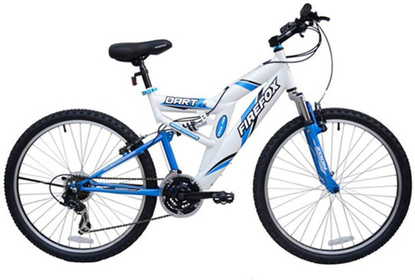 FIREFOX Bicycle 26 Model Dart 2.6 21S Wht Blu 26 T Mountain