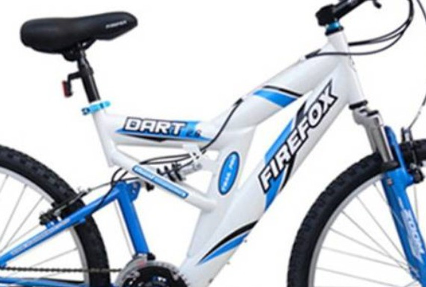 FIREFOX Bicycle 26 Model Dart 2.6 21S Wht Blu 26 T Mountain