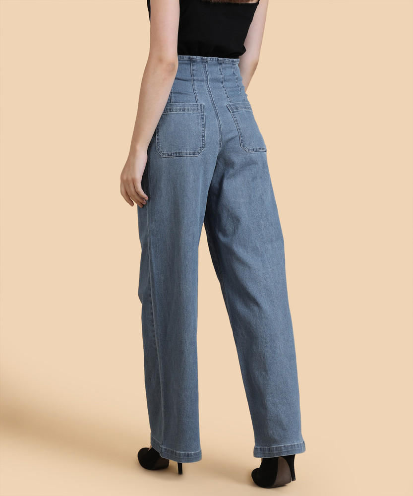 FOREVER 21 Flared Women Blue Jeans Buy MEDIUM DENIM FOREVER 21