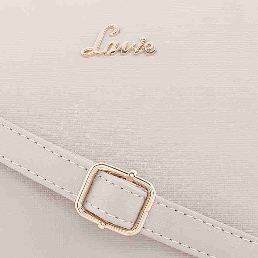 LAVIE White Sling Bag SYFB942020M3 BEIGE Price in India