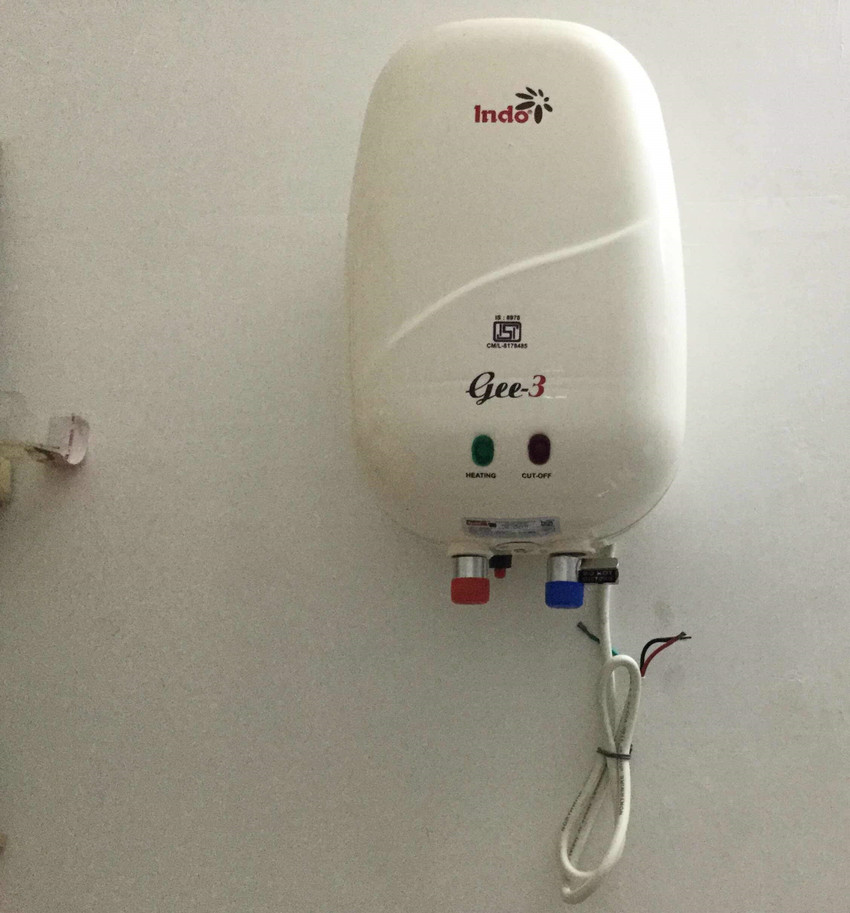 Indo 3 L Instant Water Geyser (GEE 3, IVORY) Price in India - Buy Indo 3 L  Instant Water Geyser (GEE 3, IVORY) online at Flipkart.com
