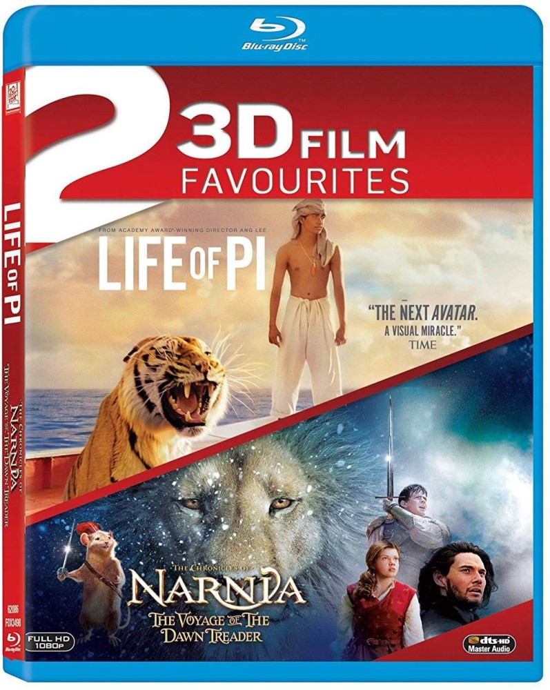 3D Adventure Movies Collection: Life of Pi + The Chronicles of Narnia: The  Voyage of the Dawn Treader (2010) Price in India - Buy 3D Adventure Movies  Collection: Life of Pi +