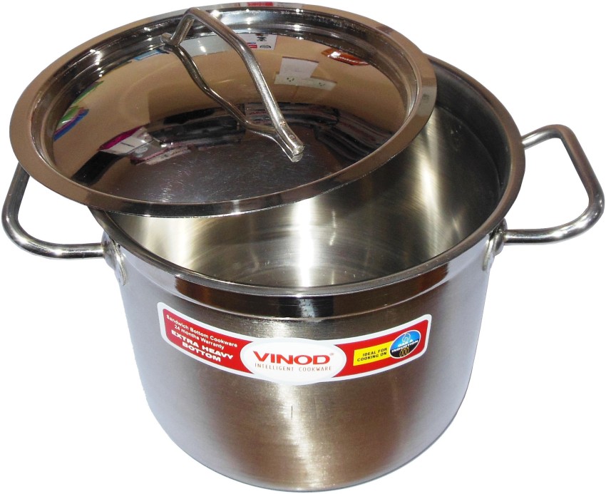 Large Aluminum Cooking Stock Pot (Patila) w/ Lid for Catering