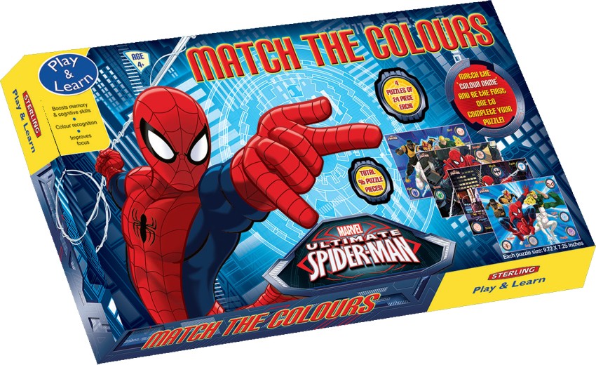 Sterling Ultimate Spider Man Match the Colours (96 Pieces) - Ultimate  Spider Man Match the Colours (96 Pieces) . Buy Spider Man toys in India.  shop for Sterling products in India.