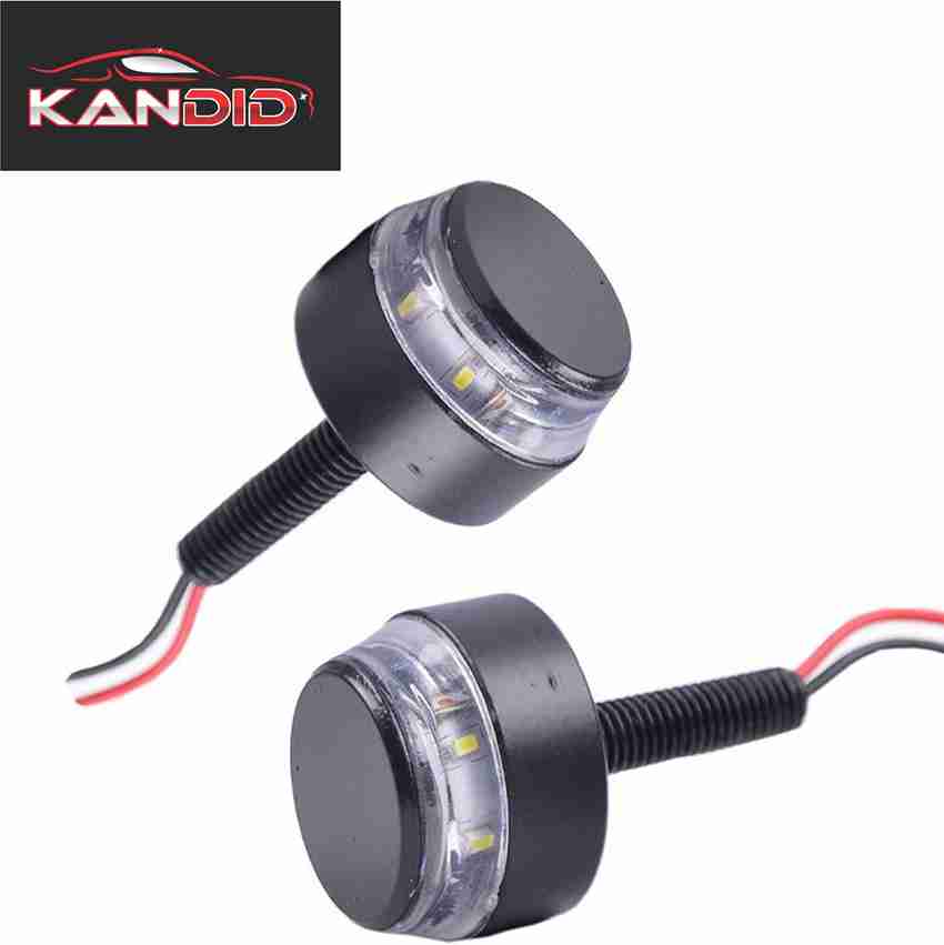 KANDID Bike Turn Signal Grip Side Indicator Handle Bar Weight