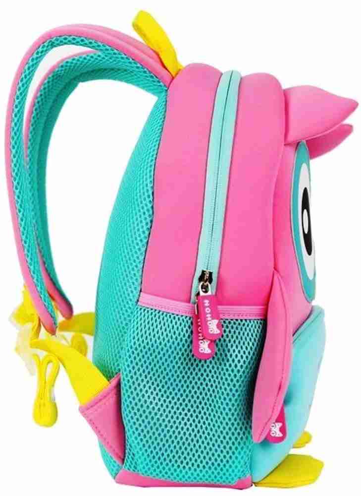 nohoo 3D Cute Cartoon owl shaped Animals Backpack for Picnic
