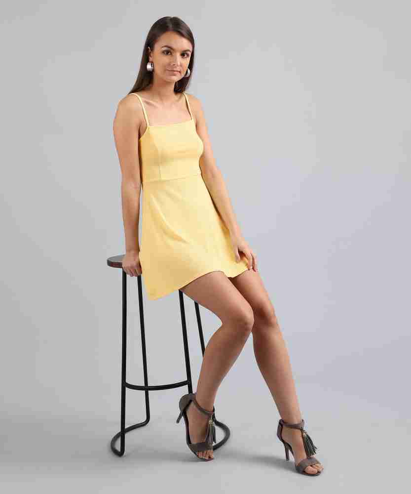 FOREVER 21 Women A line Yellow Dress Buy LIGHT YELLOW FOREVER 21 Women A line Yellow Dress Online at Best Prices in India Flipkart