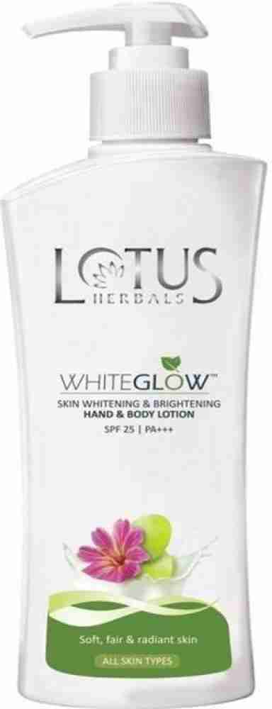 LOTUS Herbals Whiteglow Hand and Body Lotion - Price in India, Buy LOTUS Whiteglow Hand and Body Lotion Online In Ratings & Features | Flipkart.com