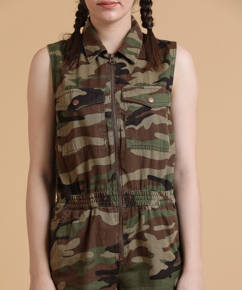 Camouflage jumpsuit womens forever 21 top