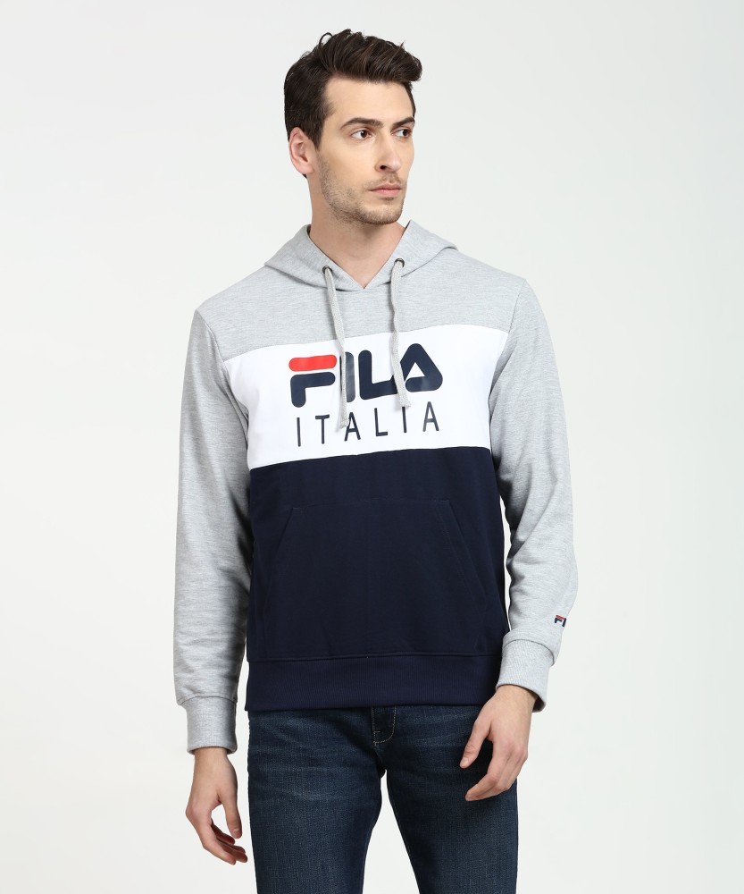 Fila full sleeve store solid men's sweatshirt